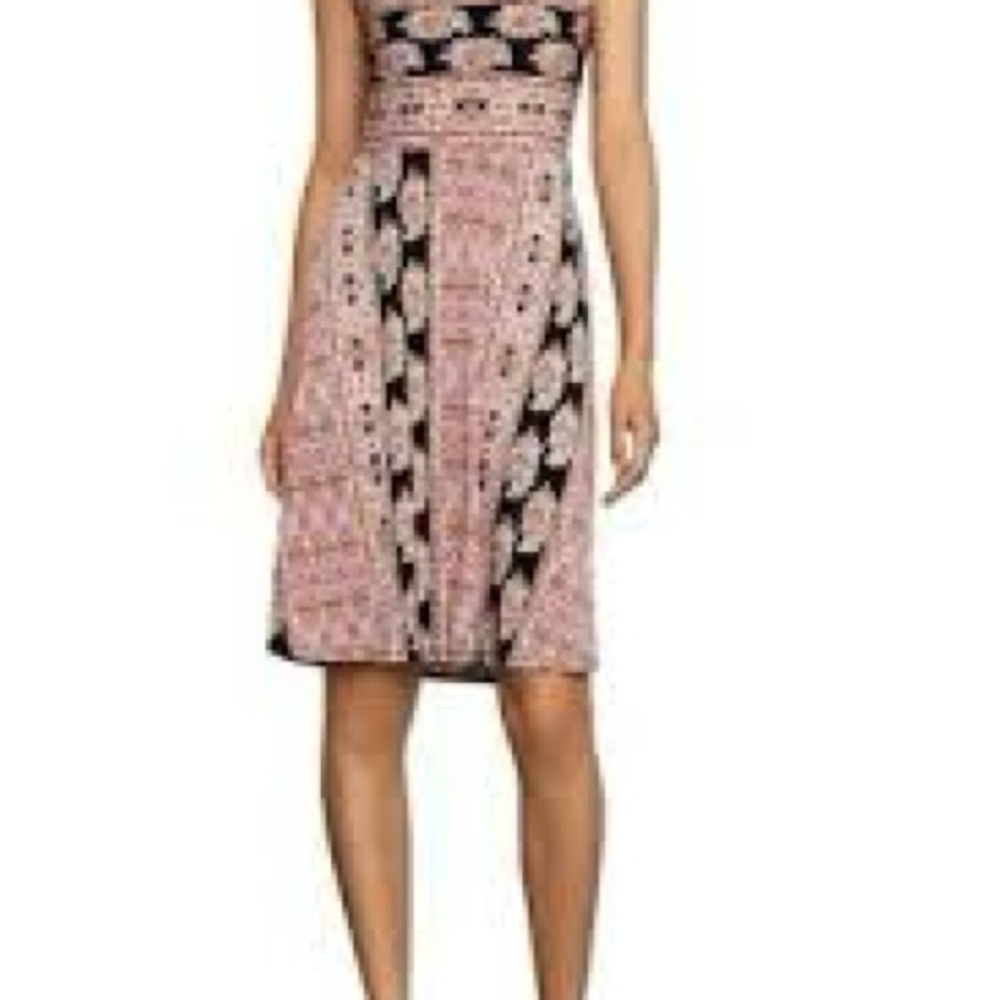 NWT BCBGMAXAZRIA Jewele Printed A-Line Sleeveless Dress - Size M - Picture 3 of 9